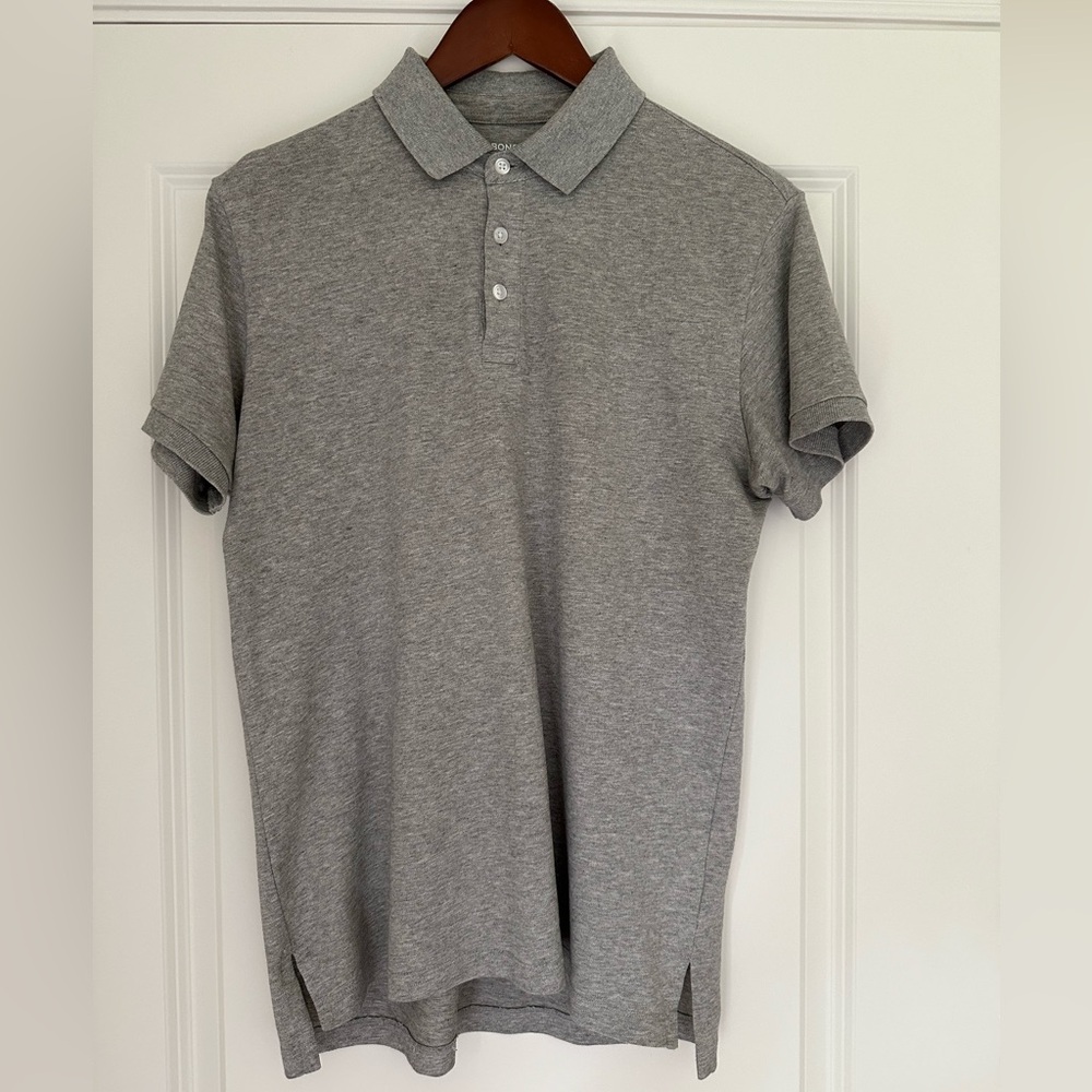 Men’s Bonobos Stretch Pique Polo Size Small in Gray
